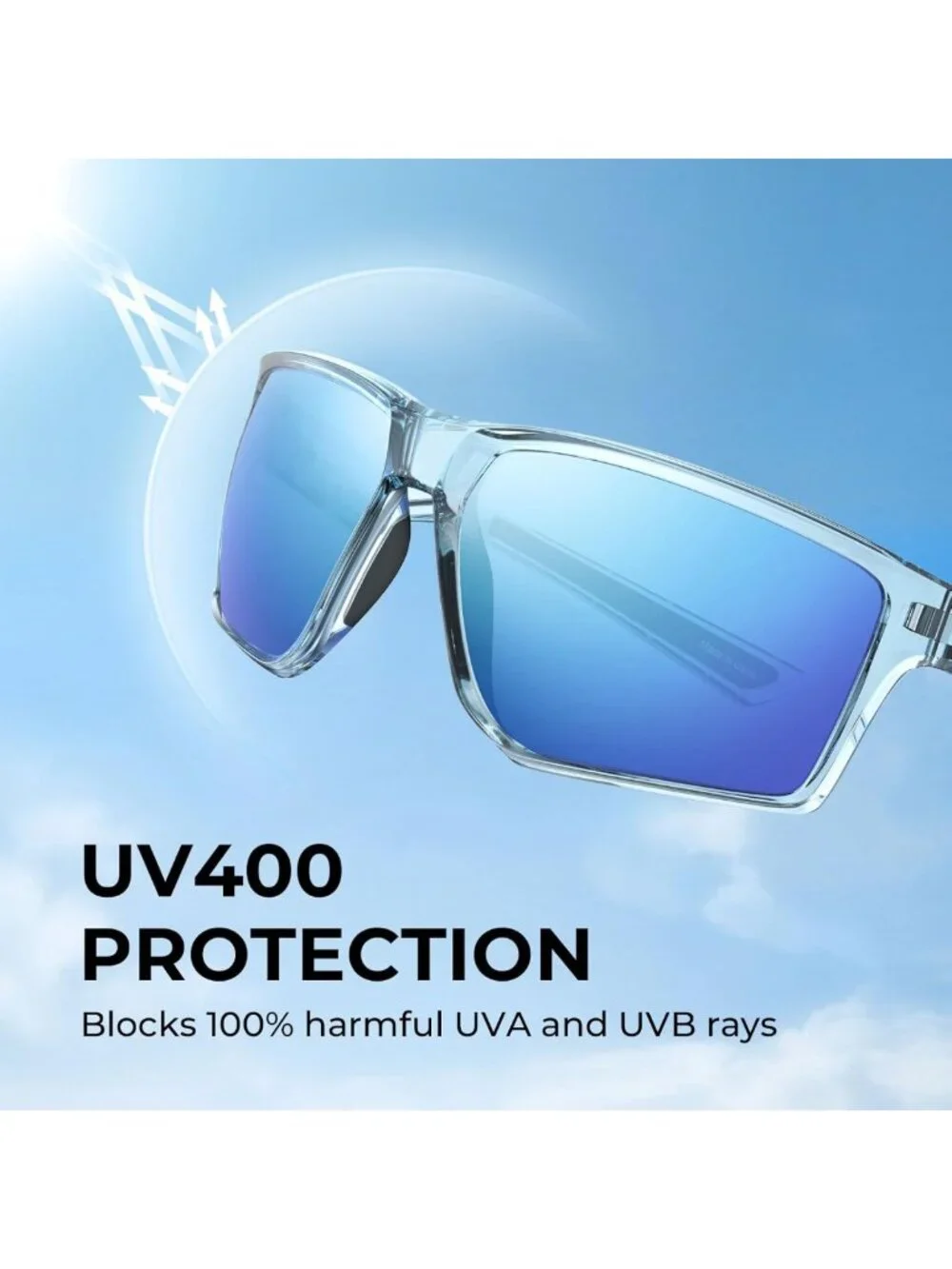 Polarized Sport Sunglasses for Men & Women | UV Protection, Lightweight